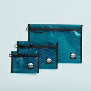 Recycled Sailcloth Voyager - Zipper Pouch - Small