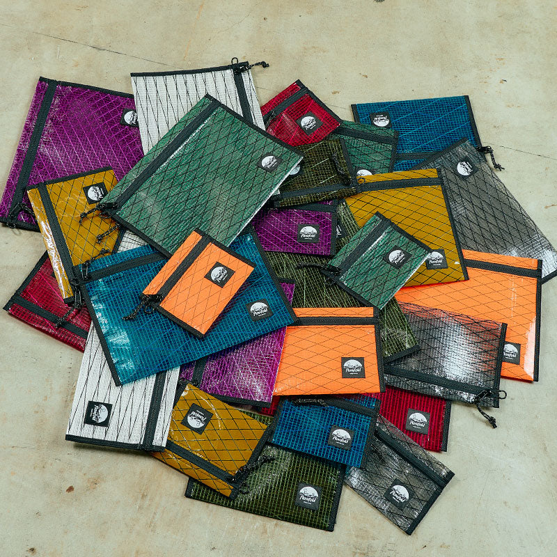 Recycled Sailcloth Voyager - Zipper Pouch - Medium