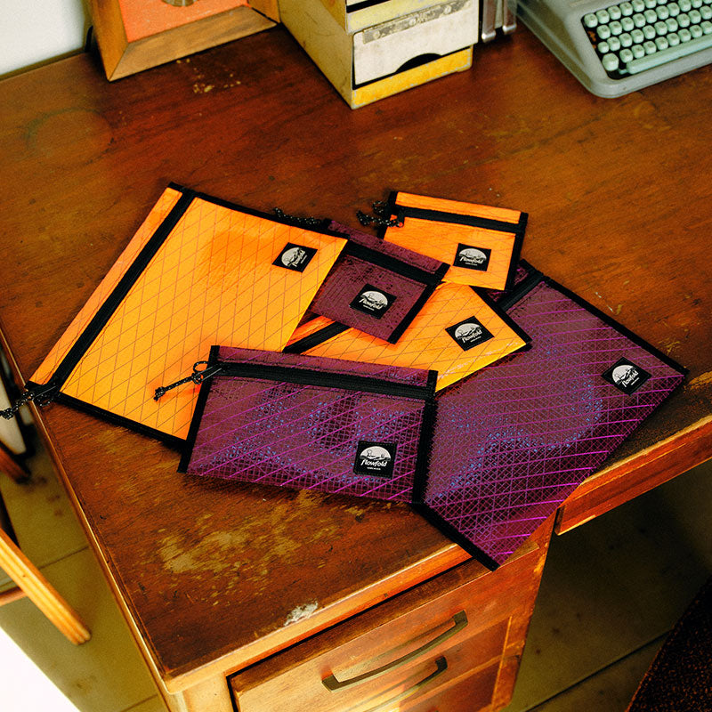 Recycled Sailcloth Voyager - Zipper Pouch - Medium